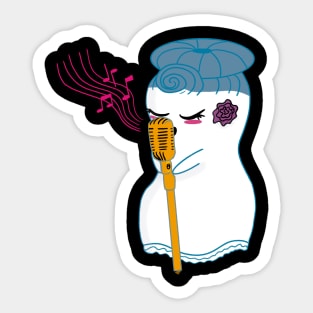 Little Ghost Old-Fashioned Sticker